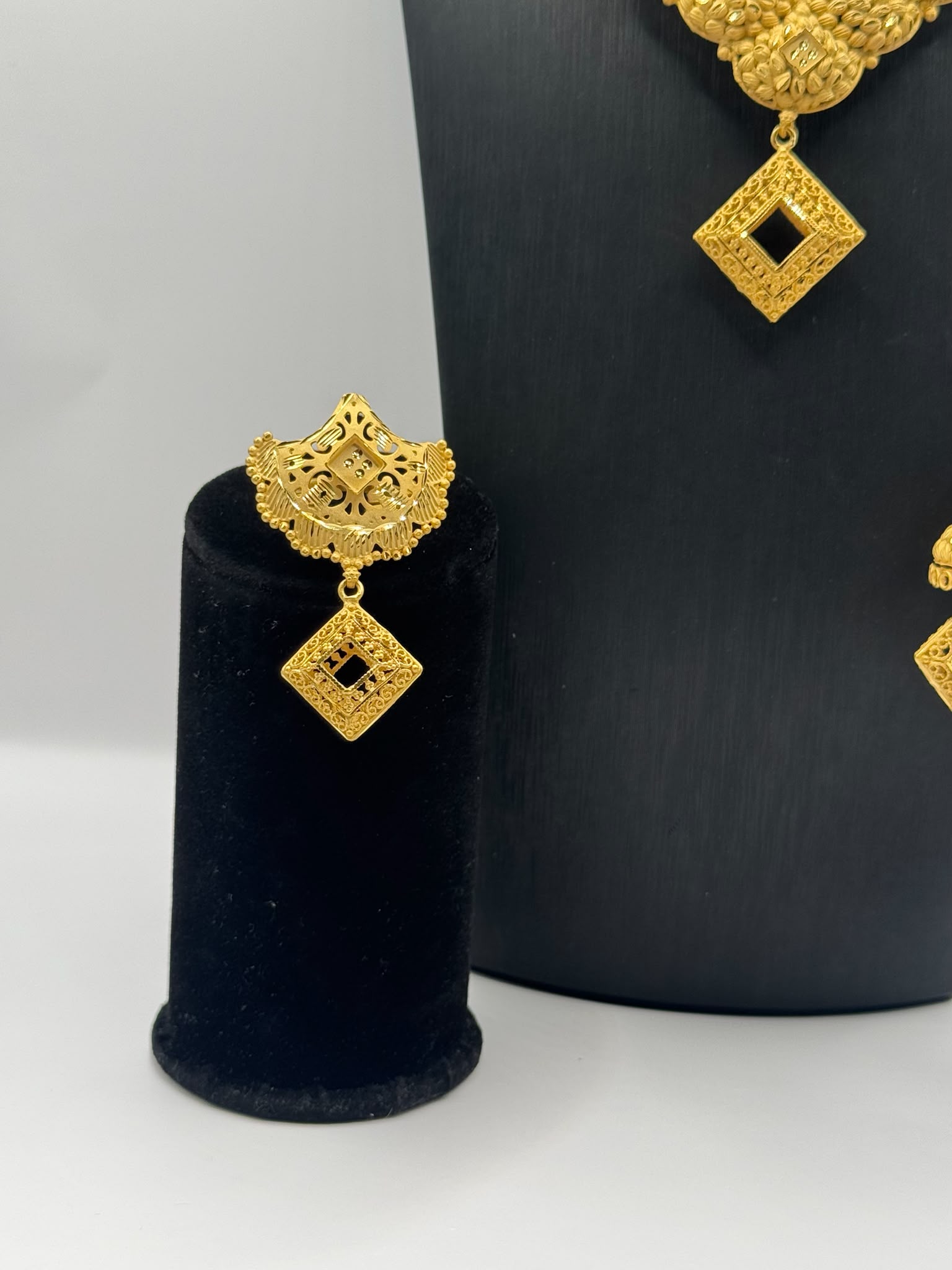 Intricate filigree craftsmanship