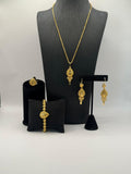 Golden Teardrop Elegance Set