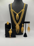 Golden Lotus Cascade Bridal Set