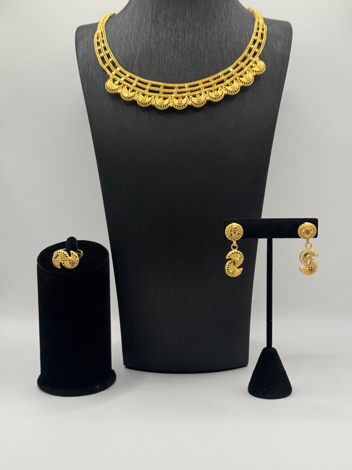 Crescent Necklace Set