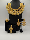 Golden Drape Collar Set