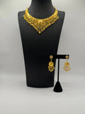 Golden Elegance Statement Necklace Set