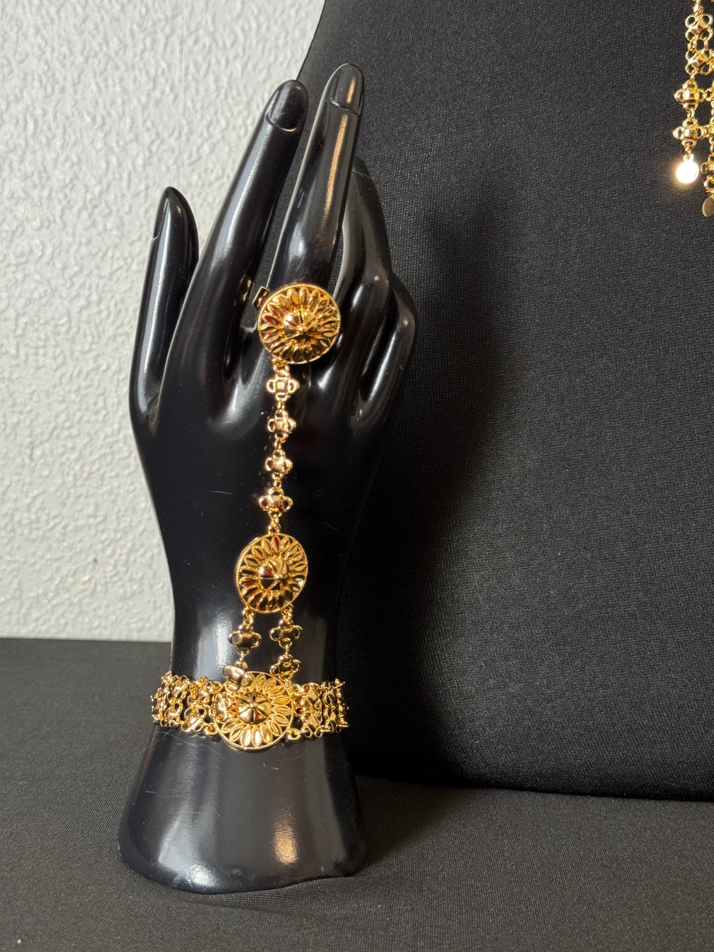 Double Choker Long Line Bridal Necklace Set