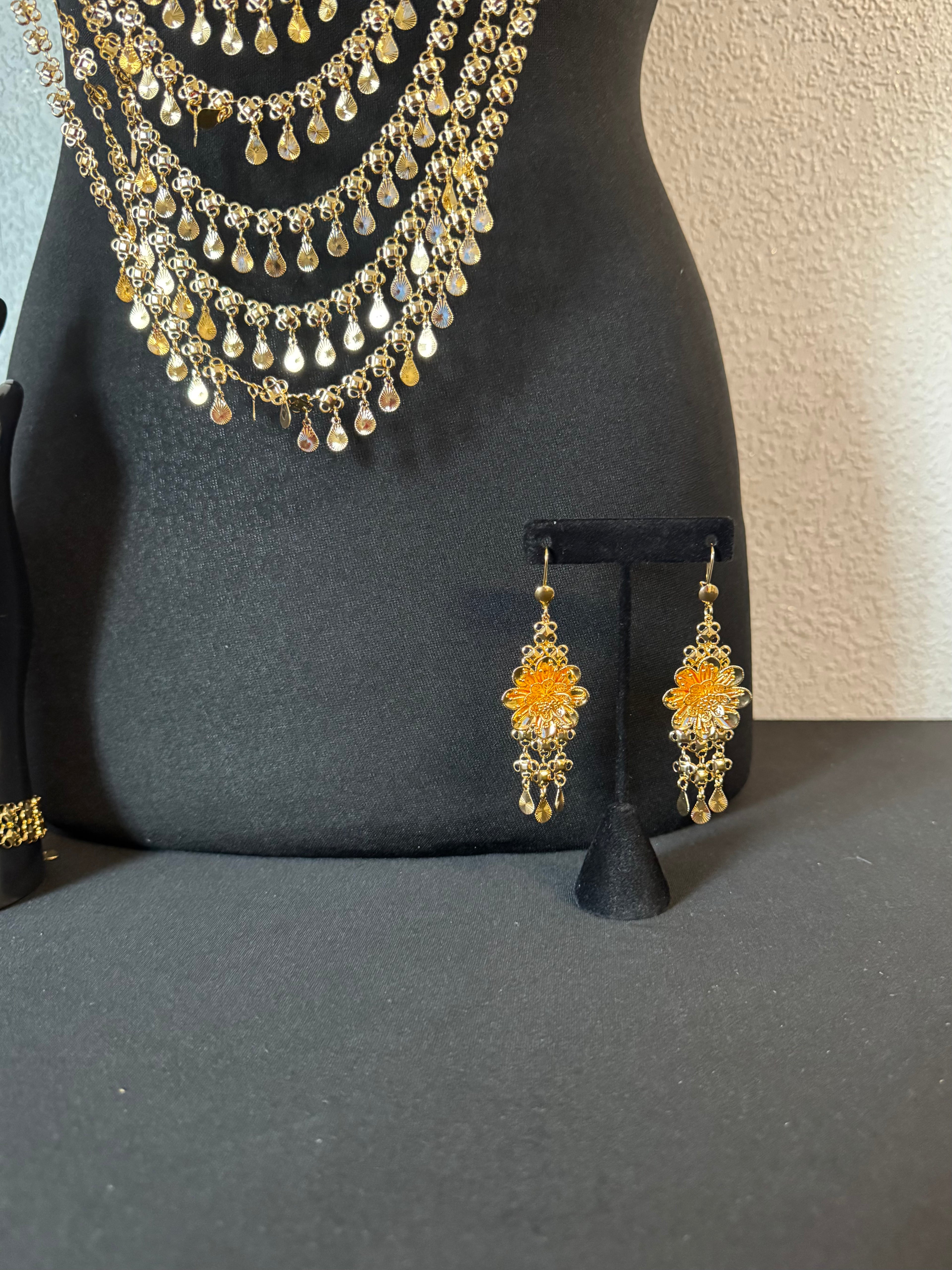 Floral Bridal Jewellery Set