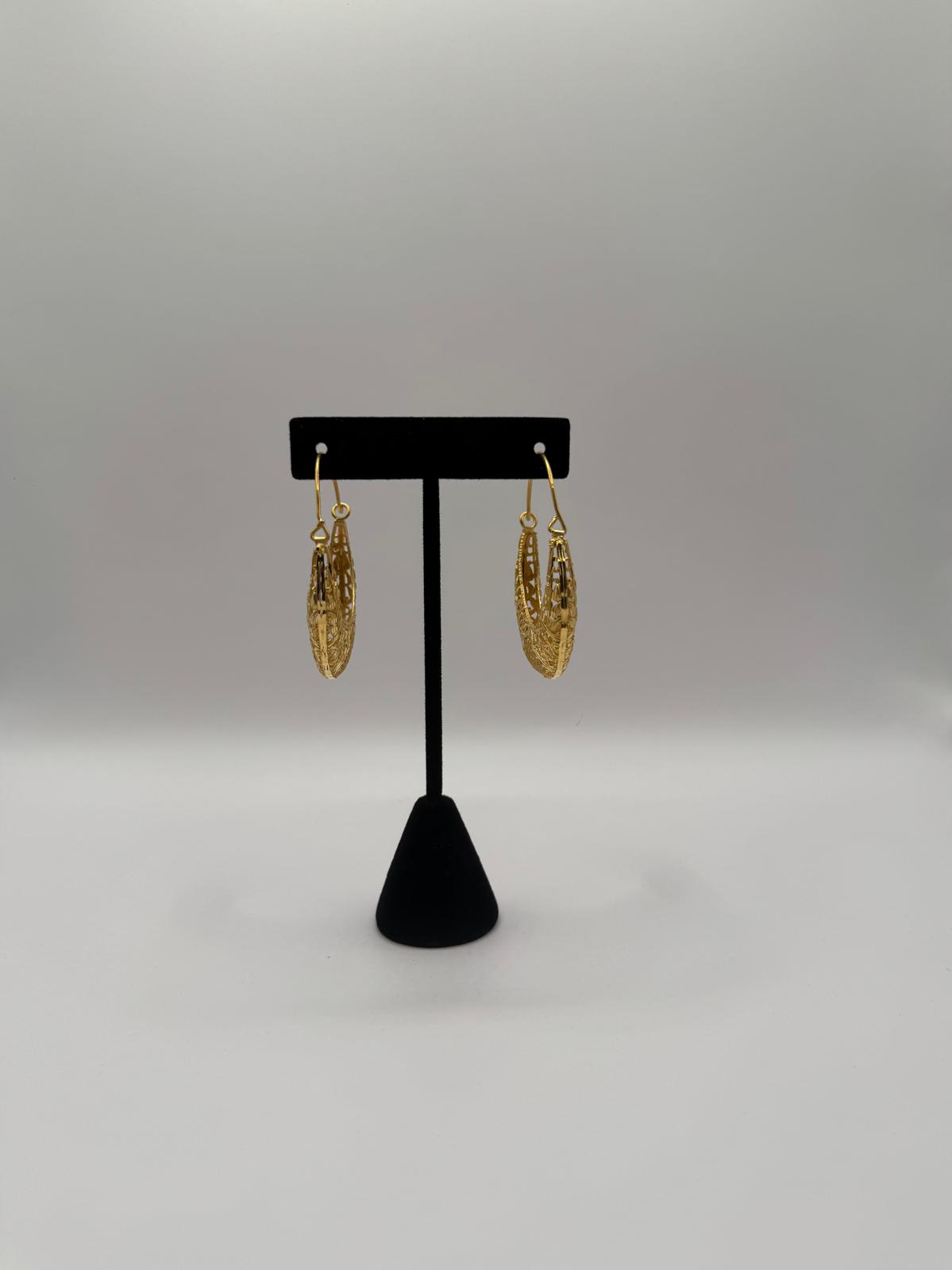 Luxe Textured Statement Hoops