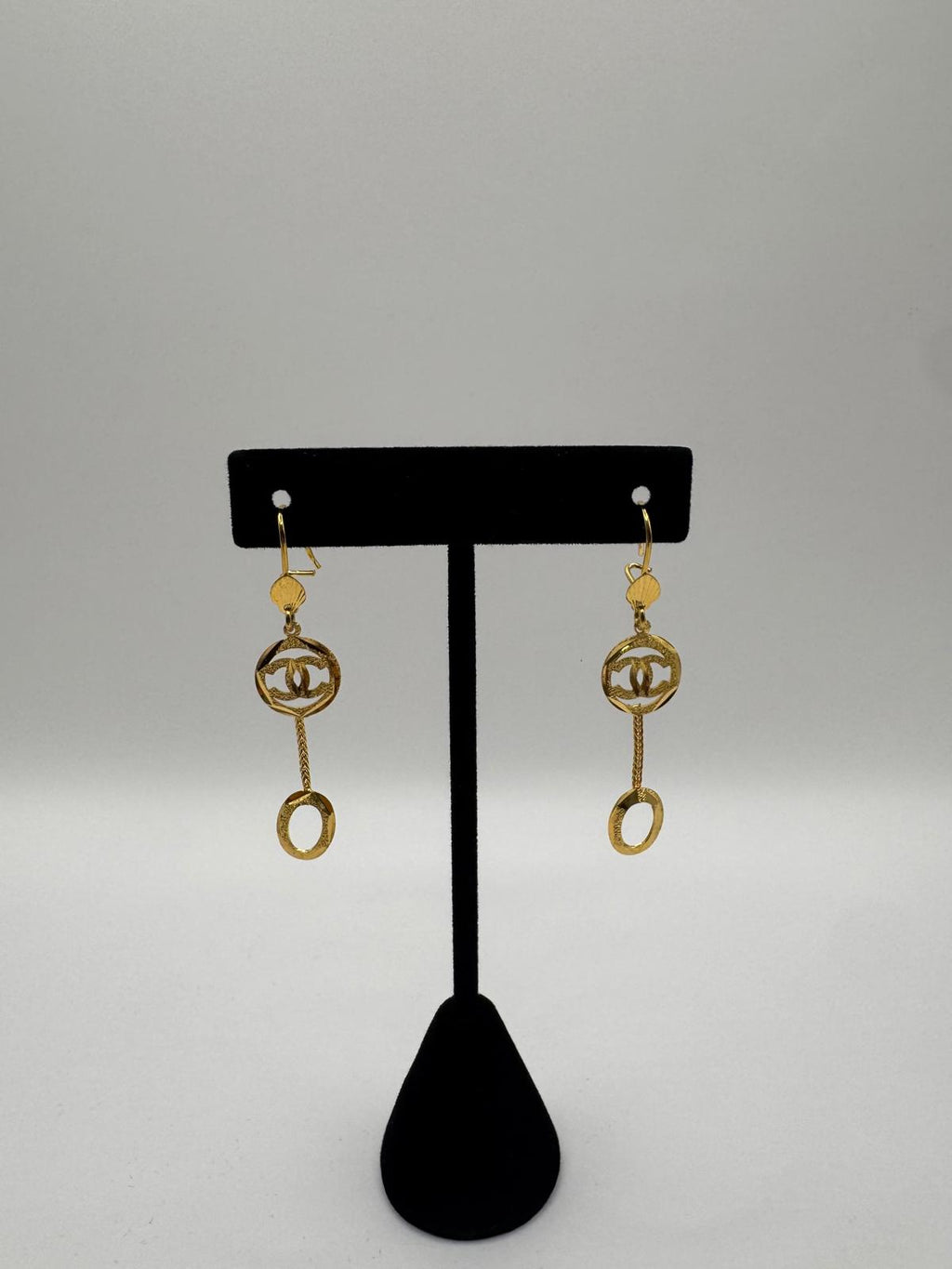 Grace Cross Drop Earrings