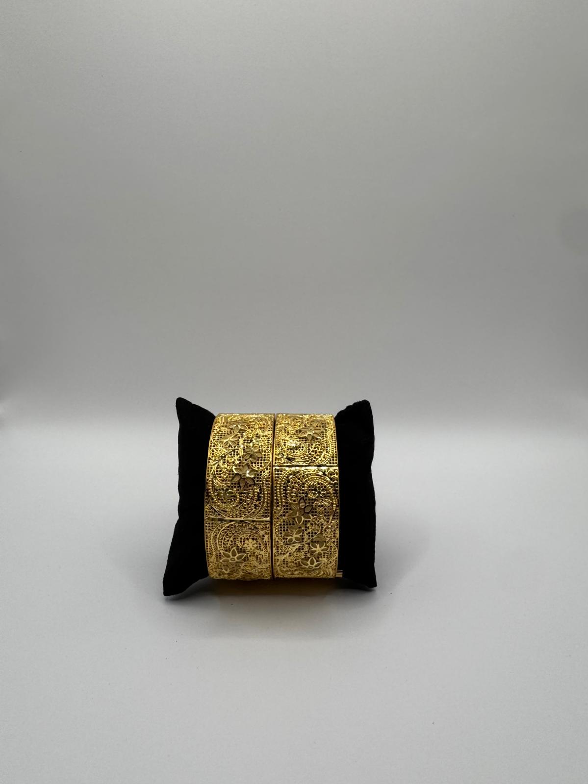 Mini Floral Luxe Bangle Set