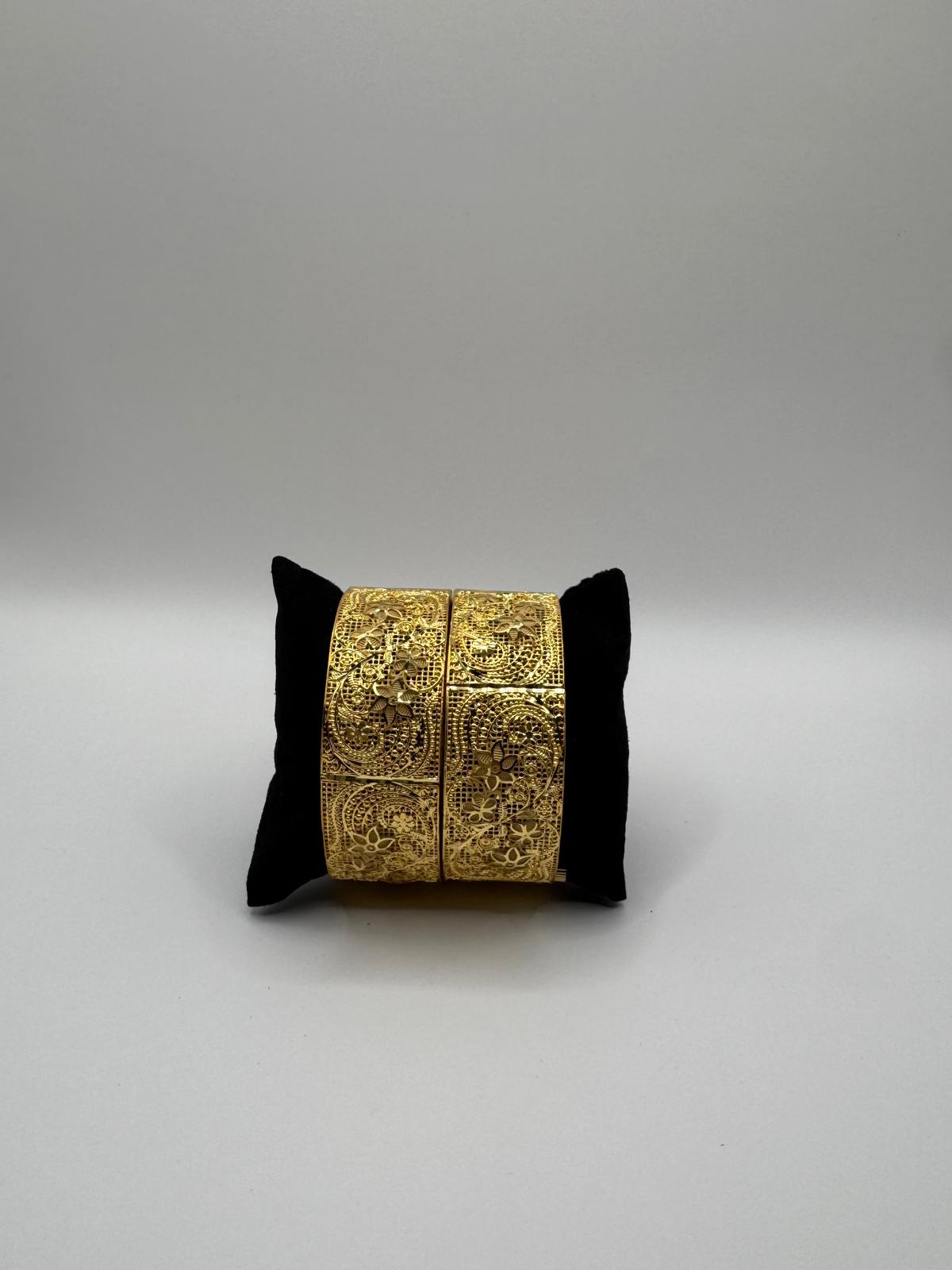 Mini Floral Luxe Bangle Set