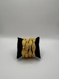 Golden Dune Wave Bangles