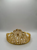 Golden Blossom Filigree Tiara