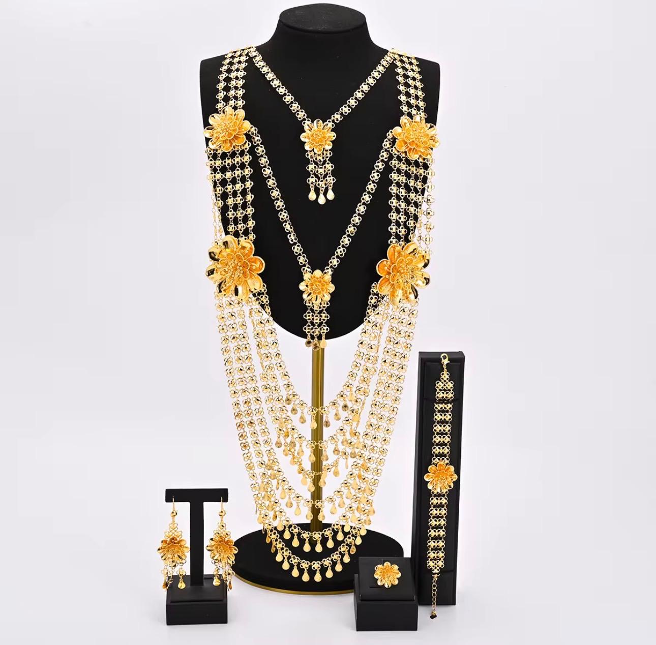 Floral Bridal Jewellery Set