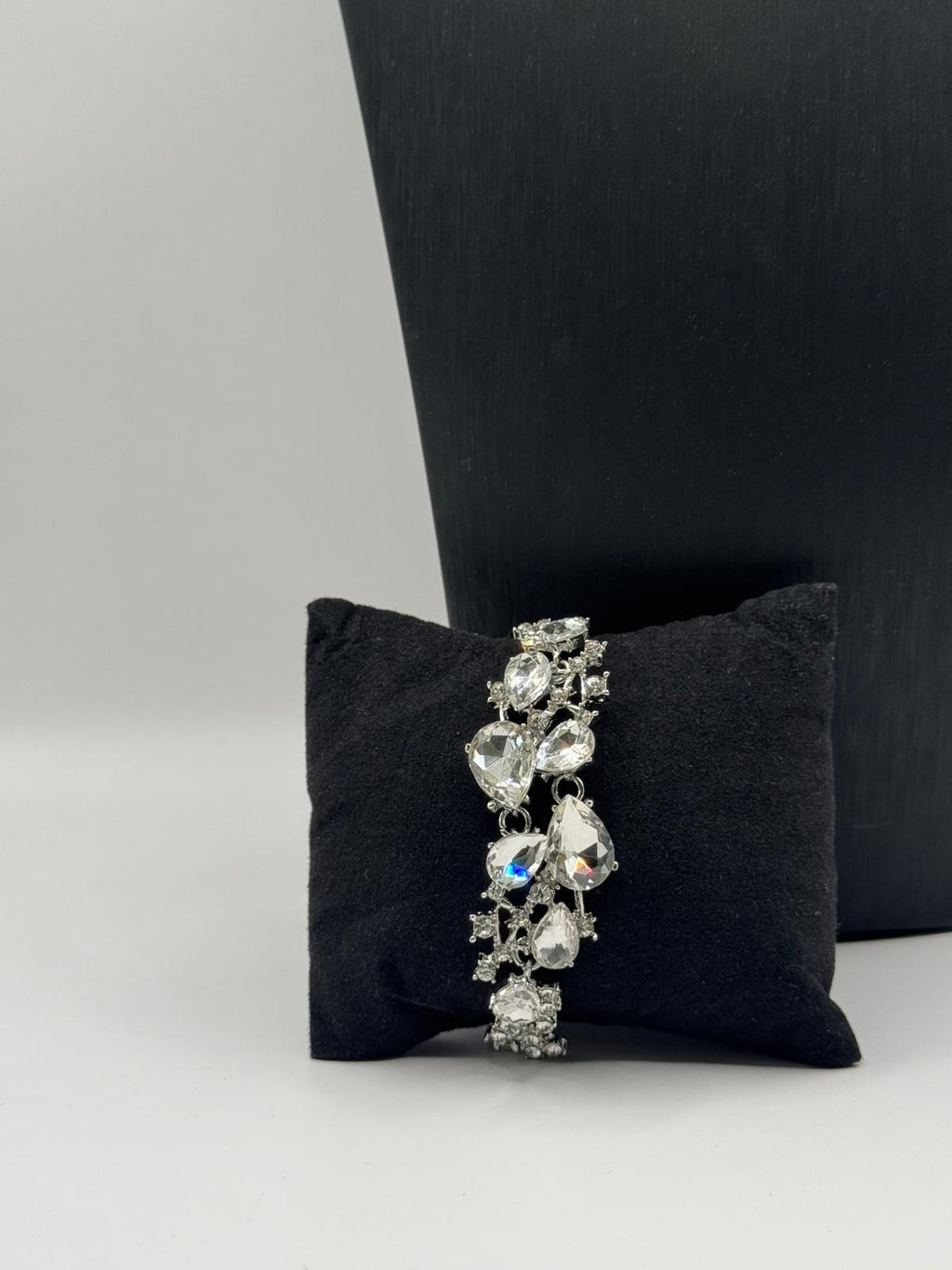 Elegant Crystal Bridal Statement Jewellery Set