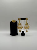 Gold Chandbali Earrings