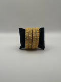 Royal Texture Gold Bangle Set