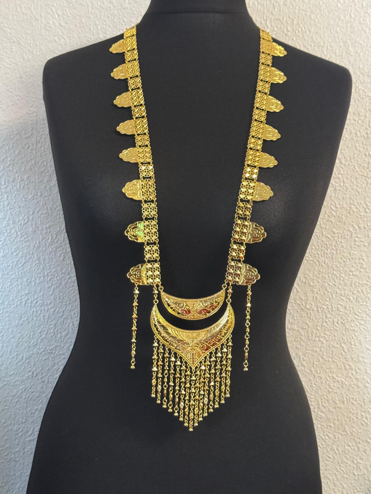 Rania Gold Statement Set