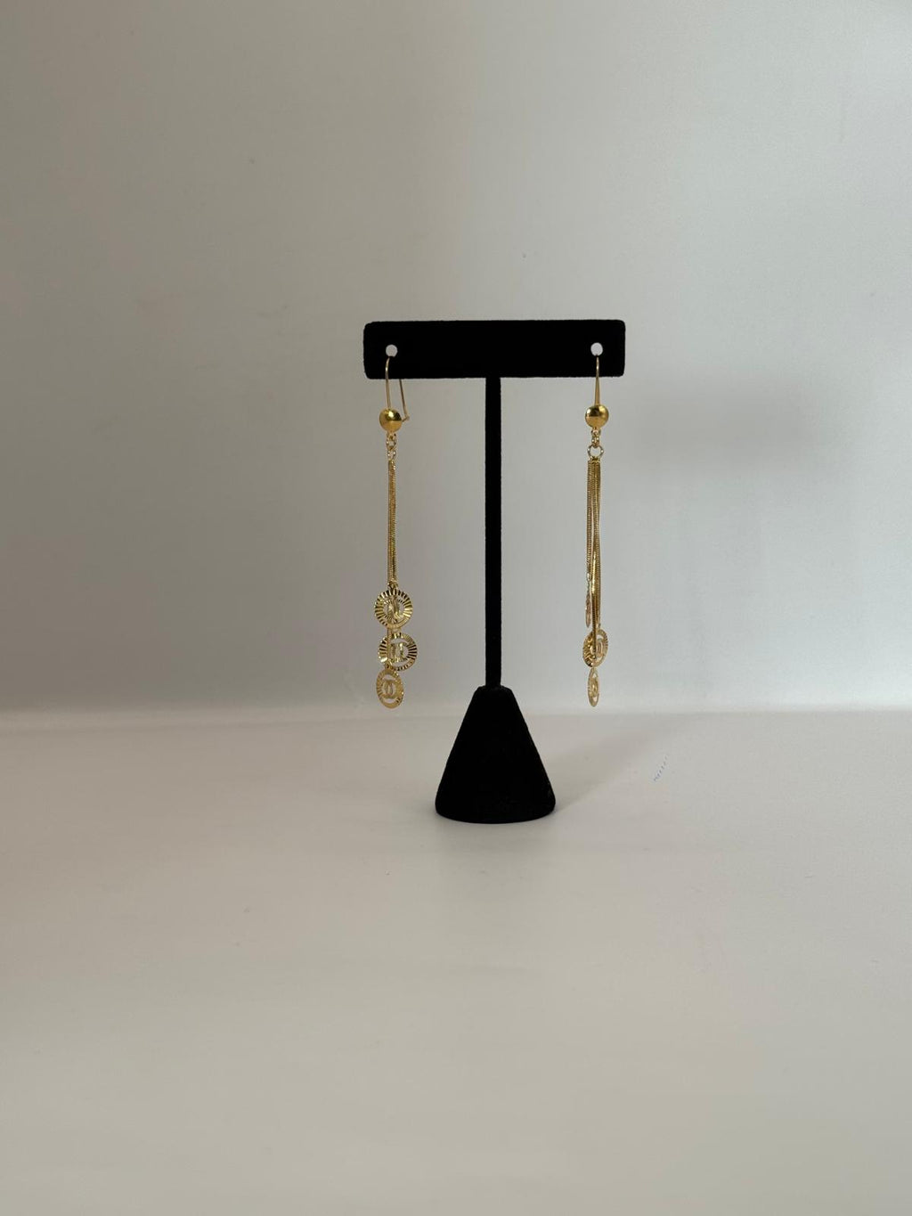 Grace Cross Drop Earrings