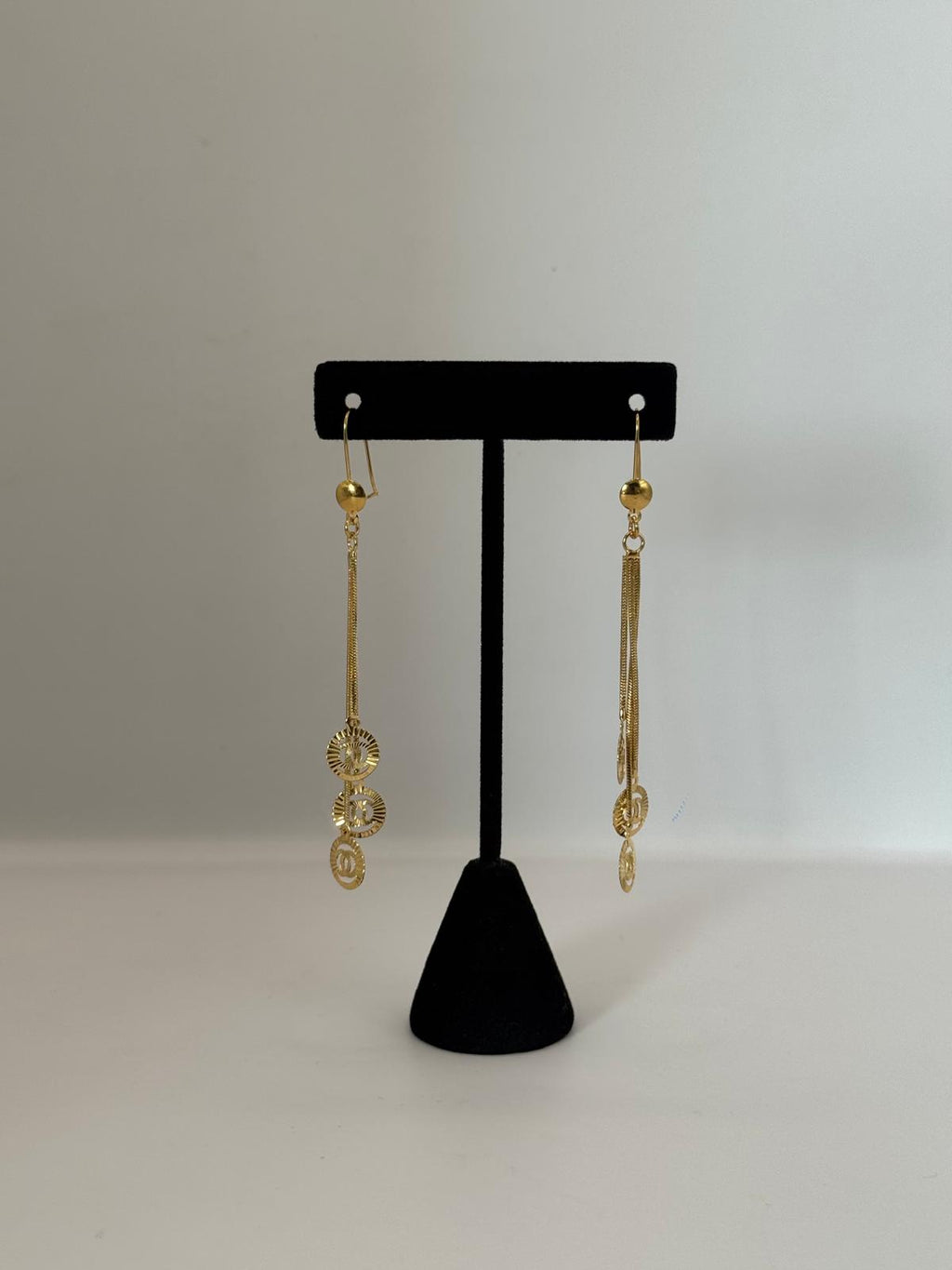 Grace Cross Drop Earrings
