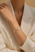 Four Leaves of Noor pearl white